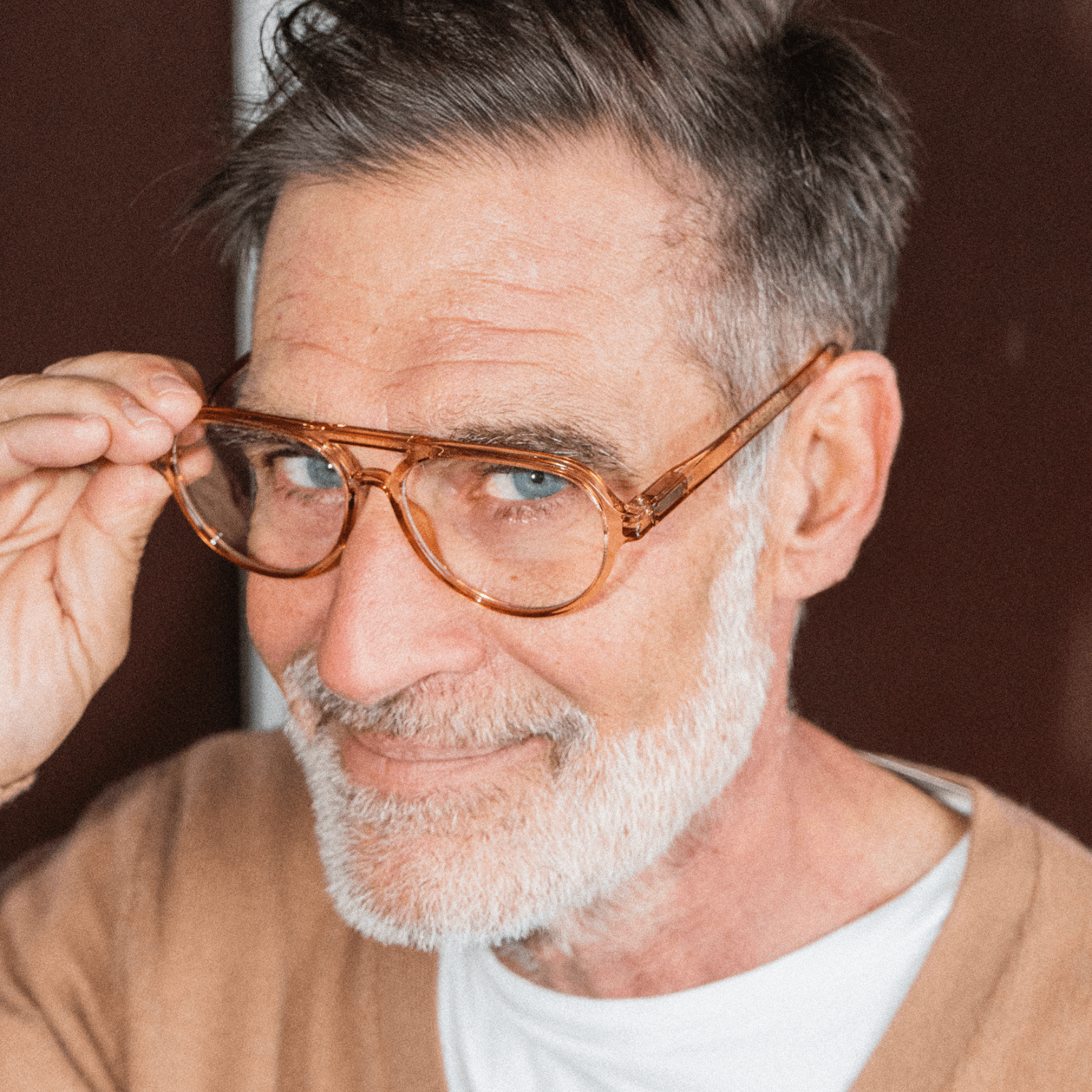 Läsglasögon Avi - amber