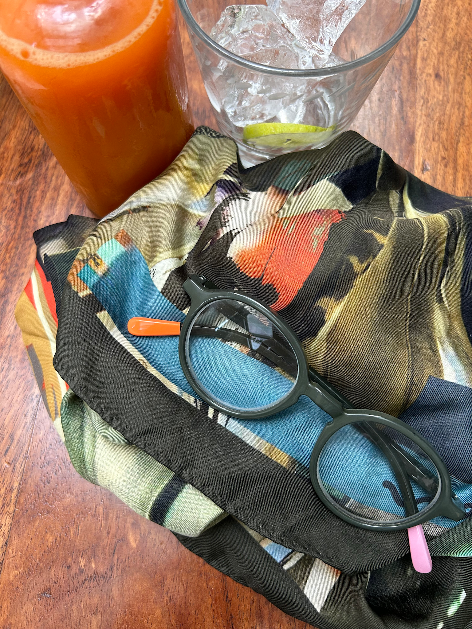 Läsglasögon Circle Slim - dark green