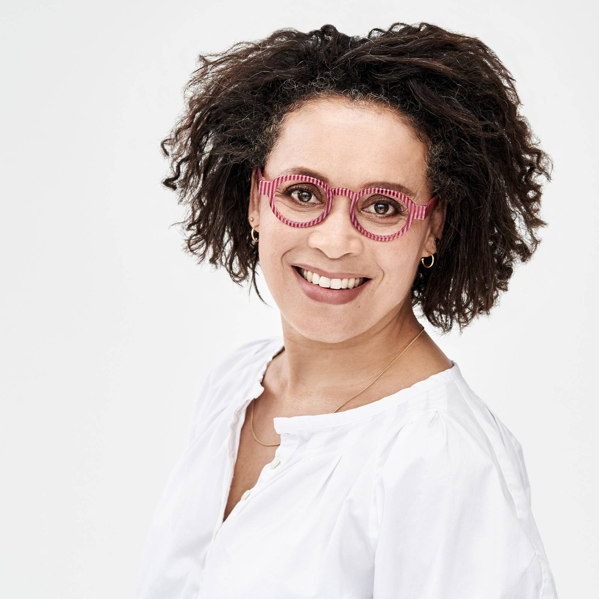 Läsglasögon Circle Twist - red