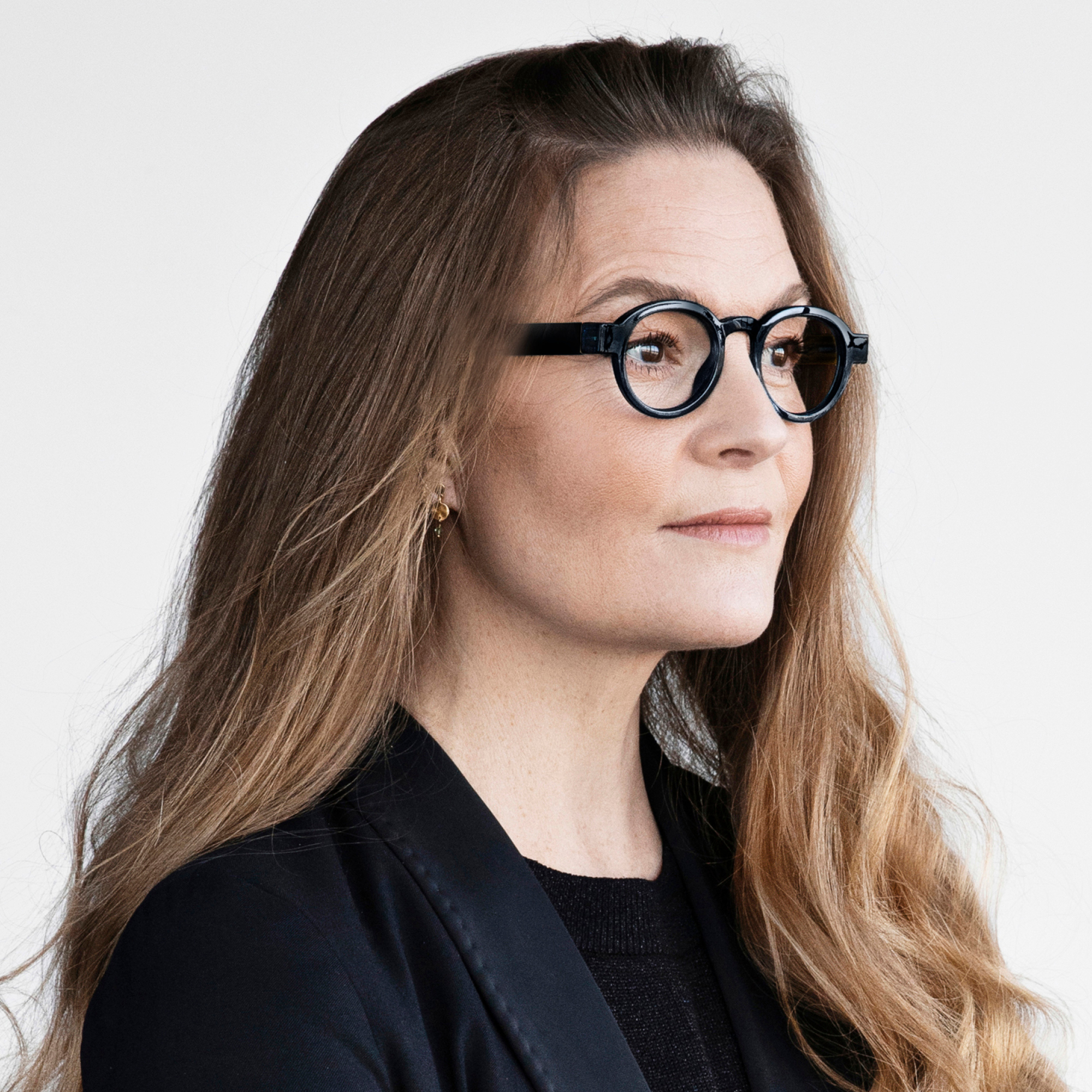 Glasögon u. styrka Circle Twist - black