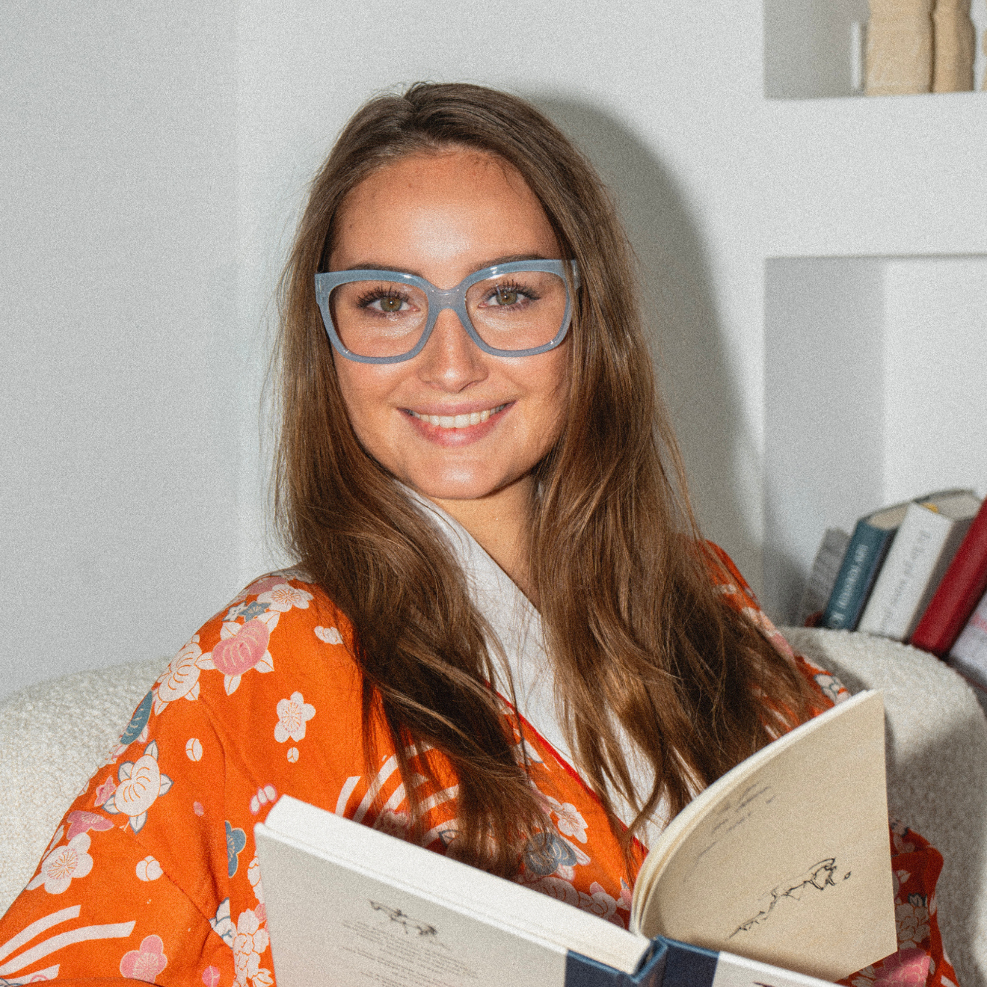 Glasögon u. styrka Mood - dove blue