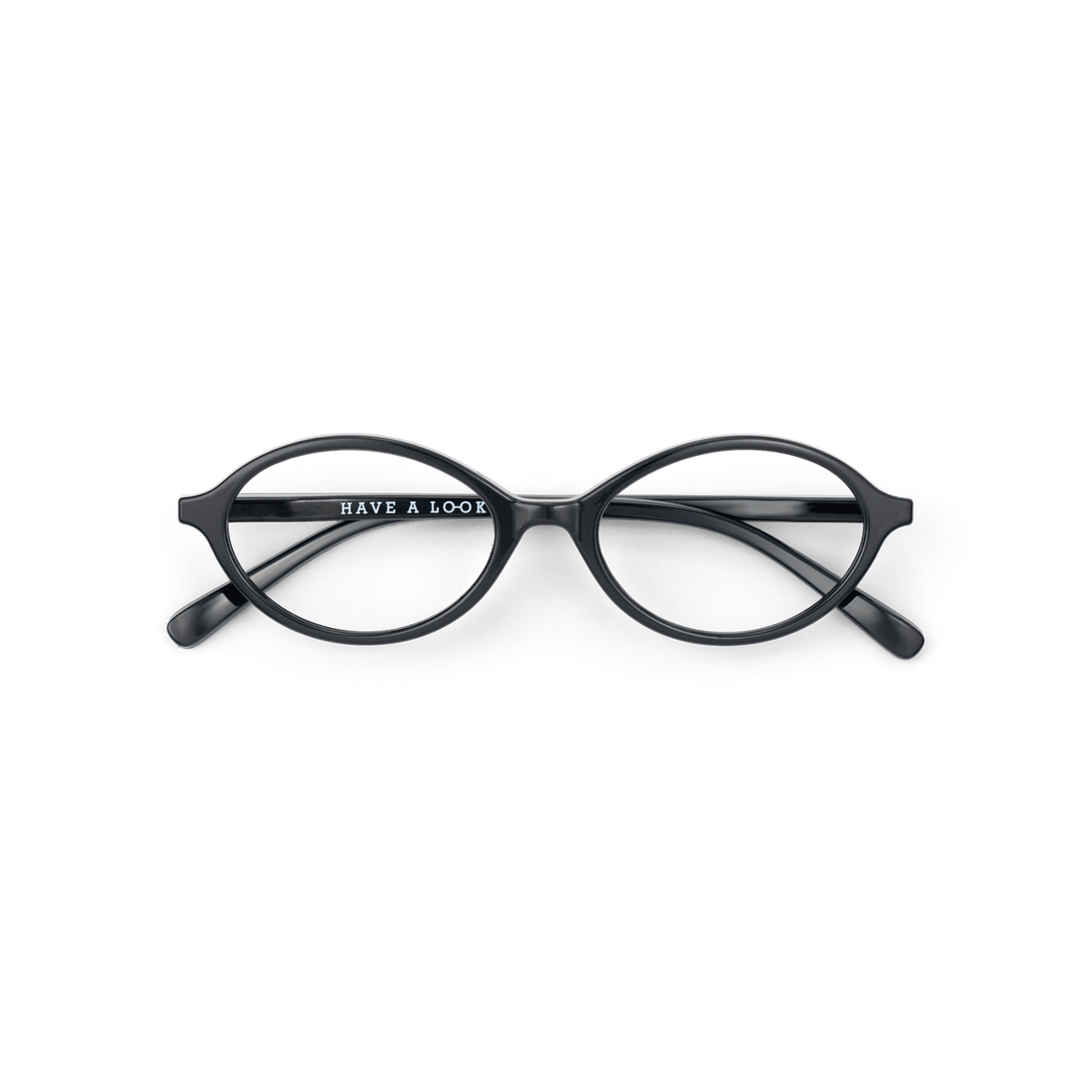 Minusglasögon Oval - black