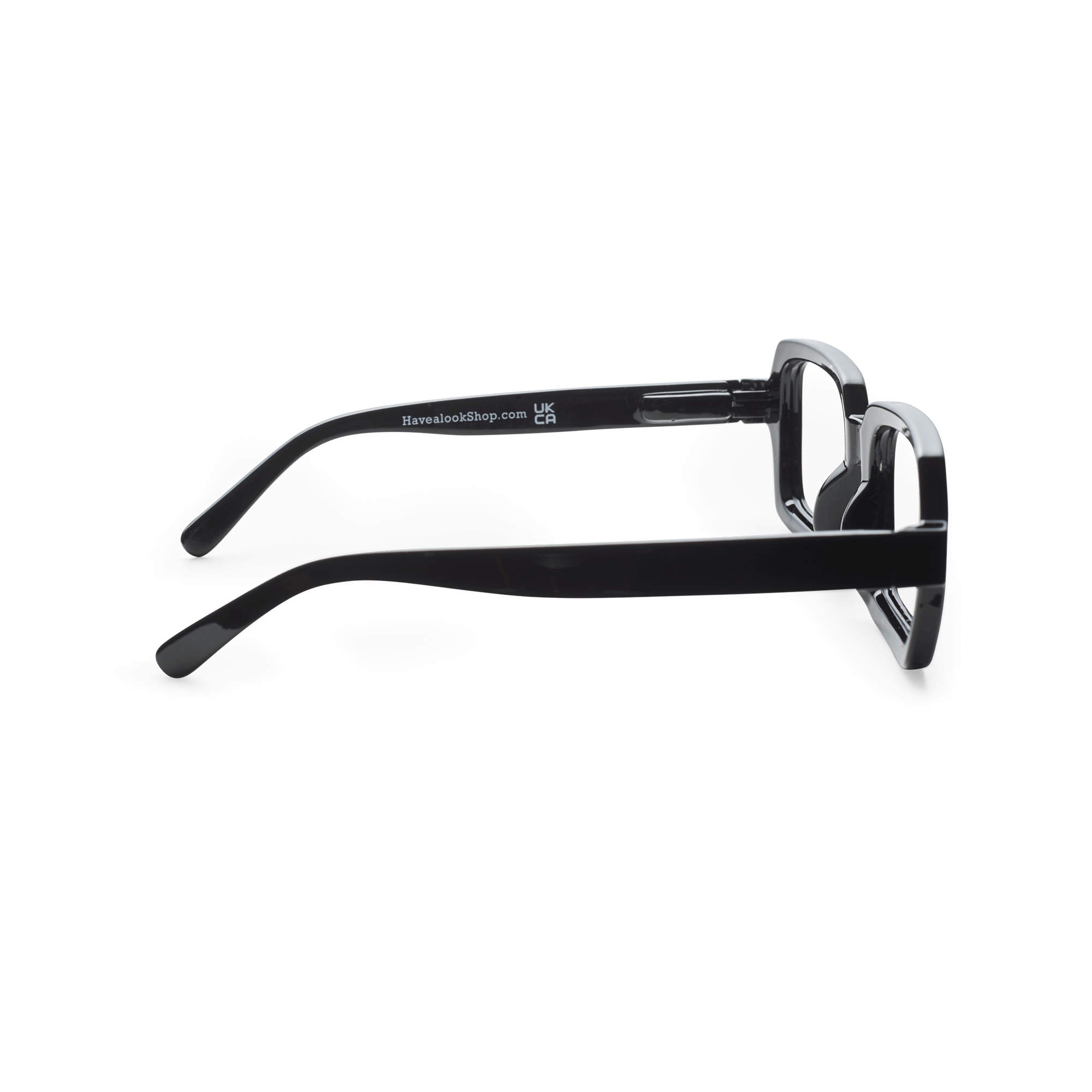 Glasögon u. styrka Square - black