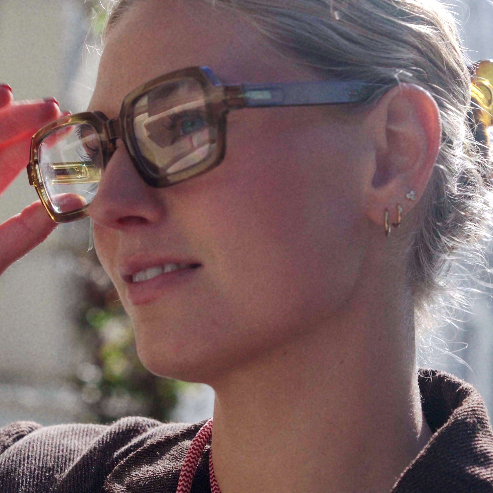 Datorglasögon Square - moss