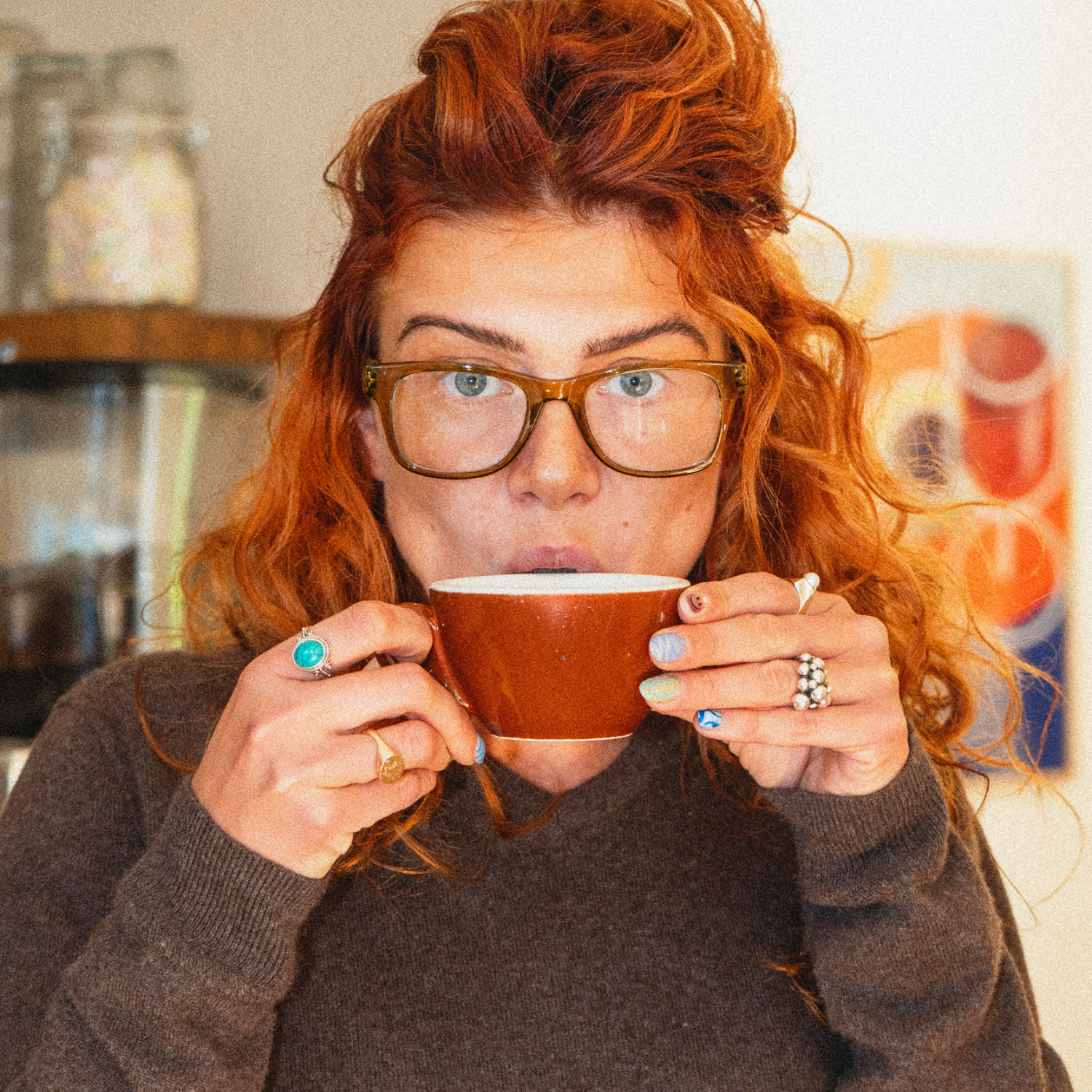 Glasögon u. styrka Type B - moss