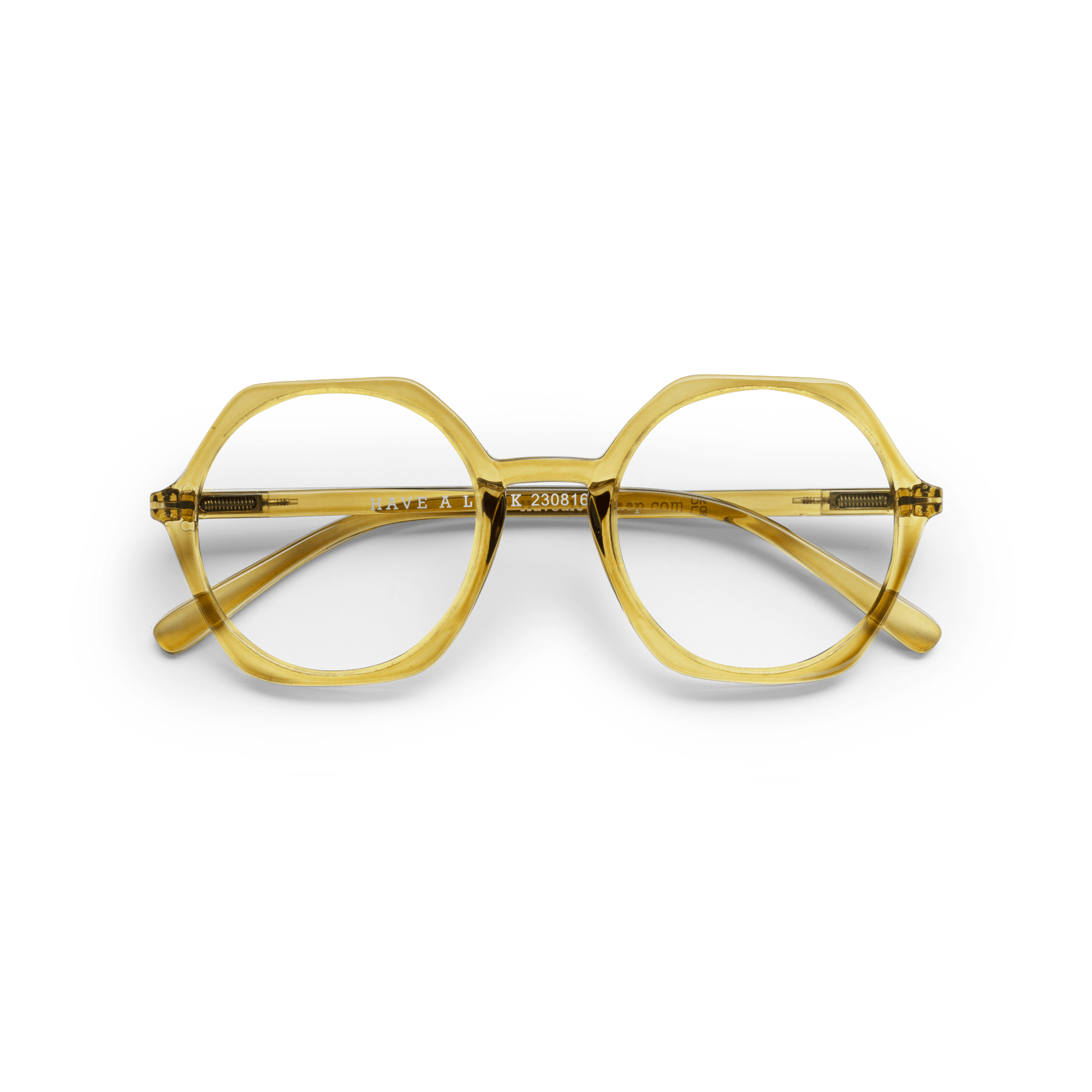 Glasögon u. styrka Edgy - olive brown