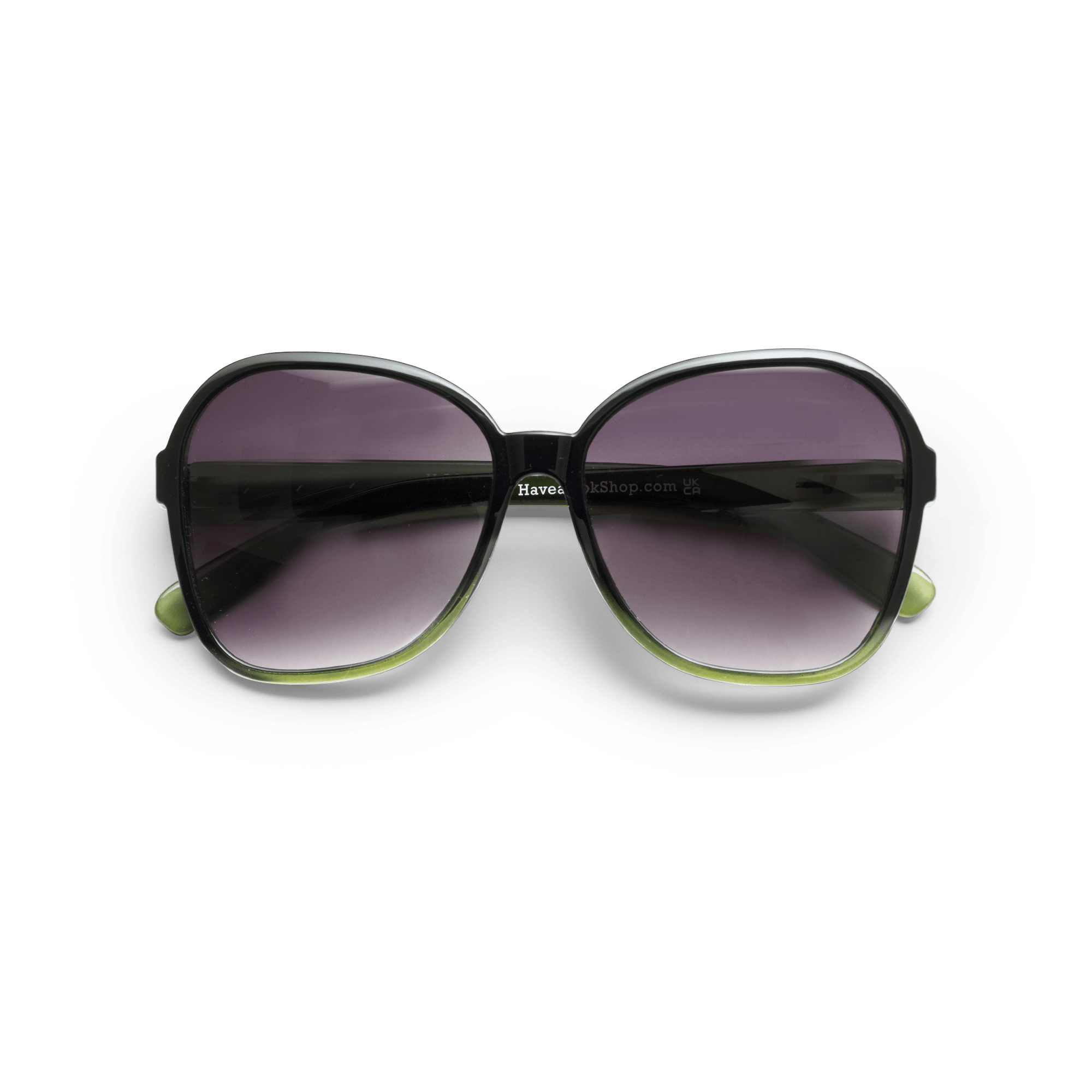 Solglasögon Butterfly - green/black