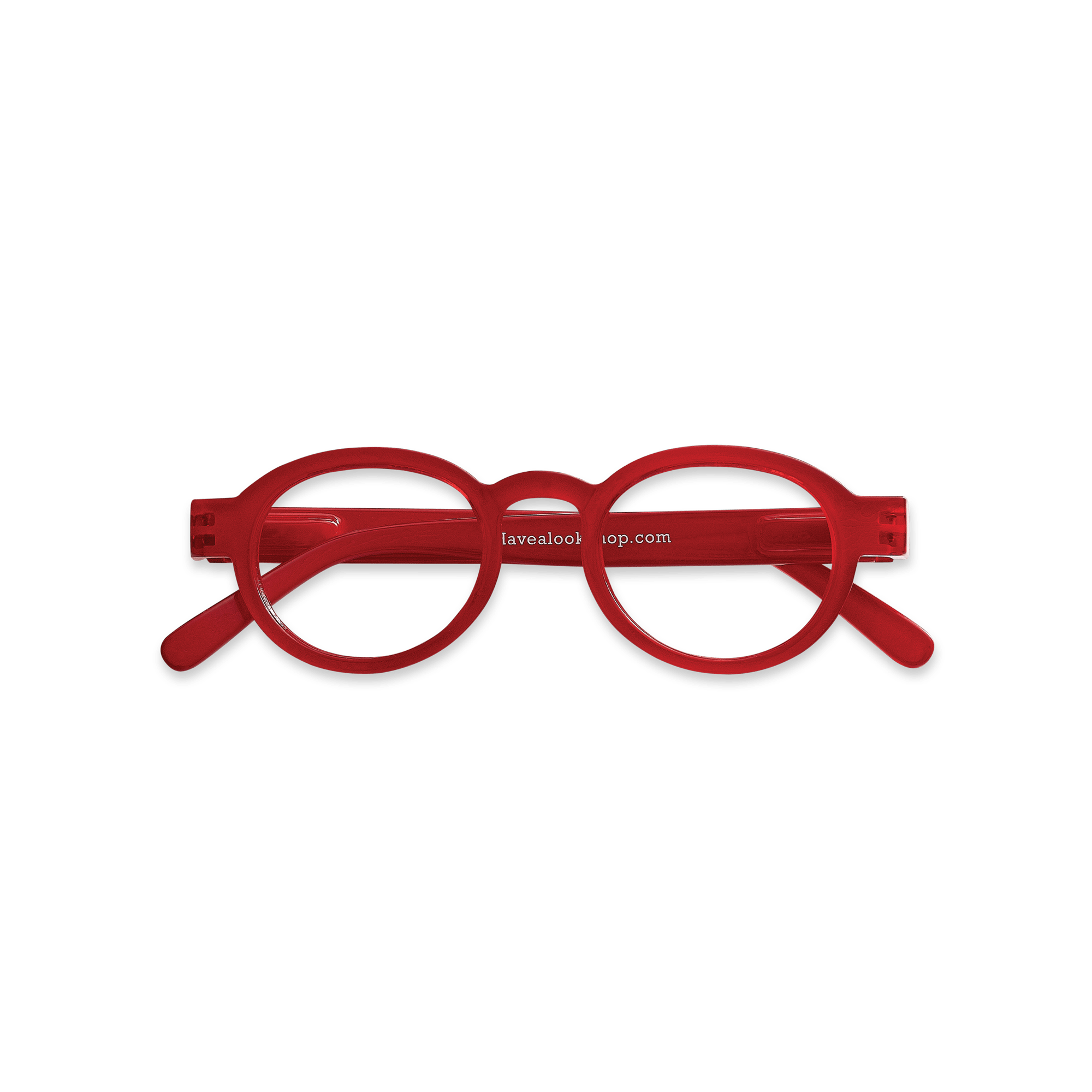 Minusglasögon Circle Twist - red