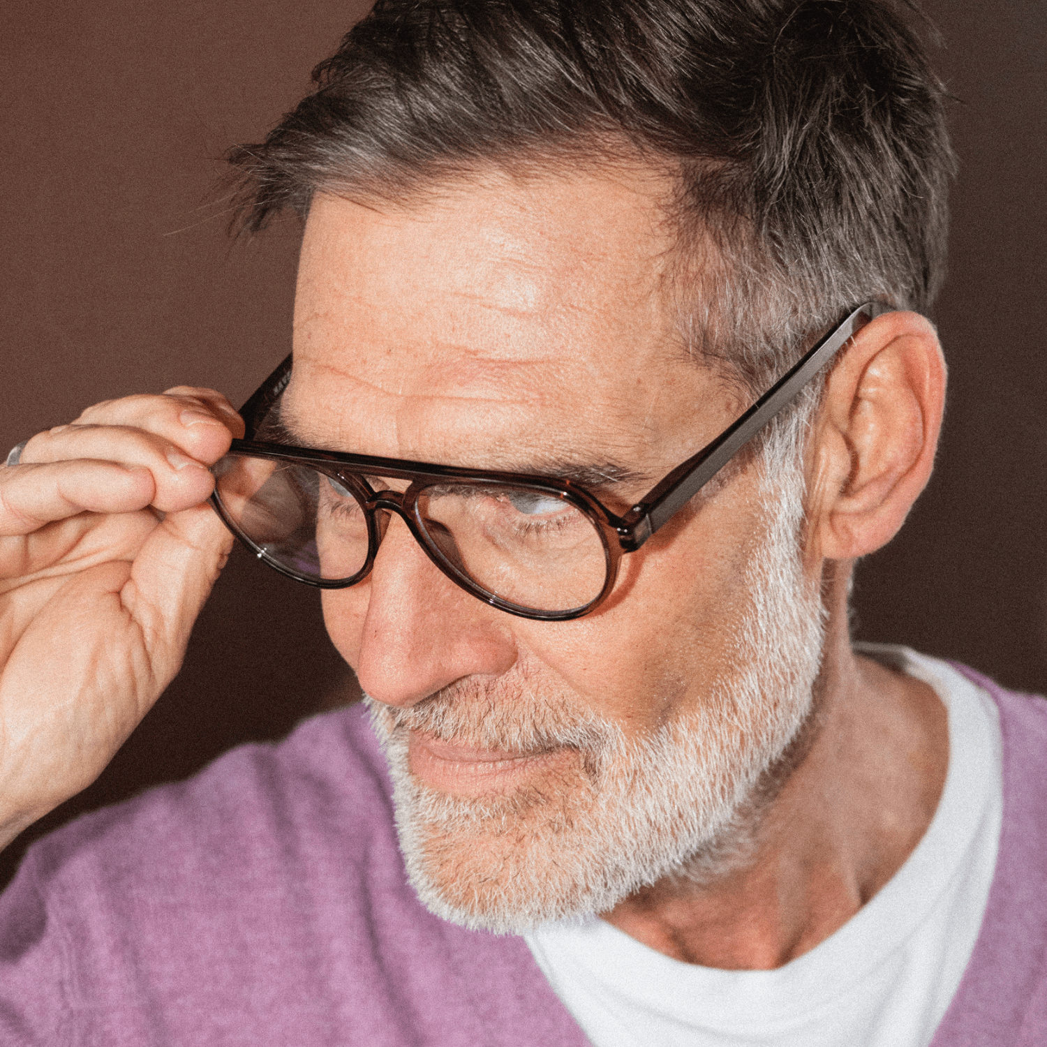 Glasögon u. styrka Avi - coffee