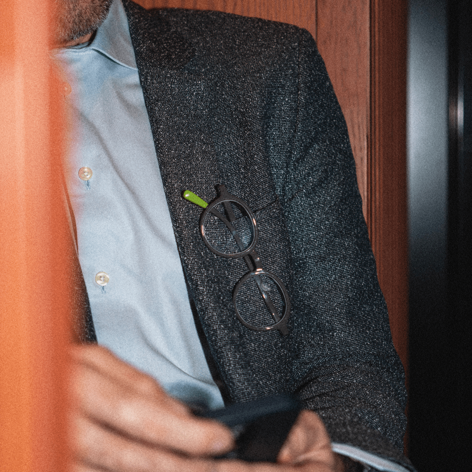 Läsglasögon Circle Slim - grey