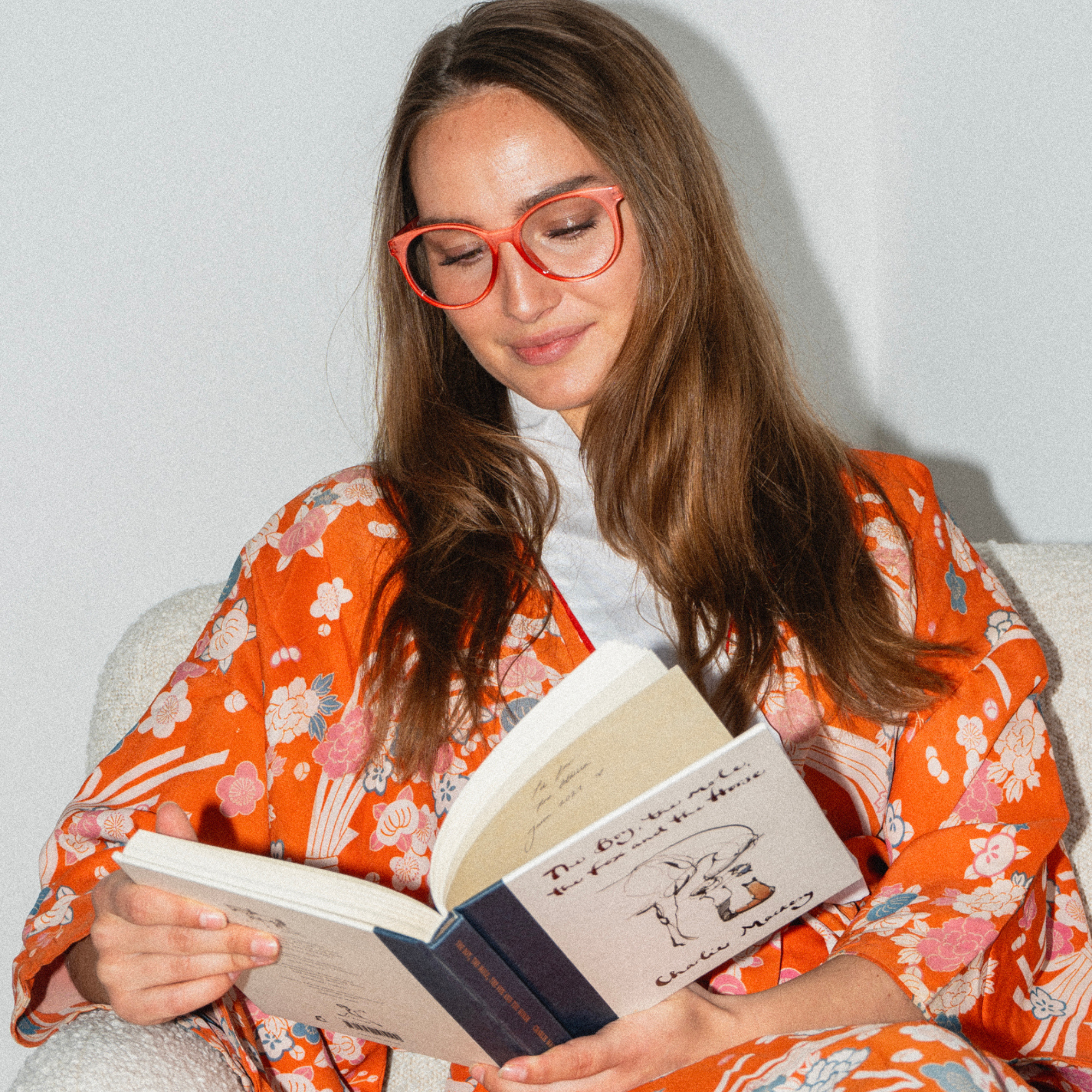 Läsglasögon City - coral